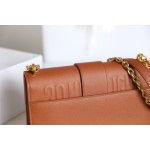 Montaigne New Montaigne palm print chain bag palm print deep bronze